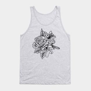 Rose and lilies Tank Top